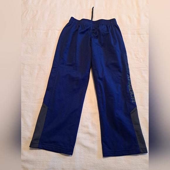Under Armour boys size XS royal blue & gray jogging pants, guc - Picture 4 of 6